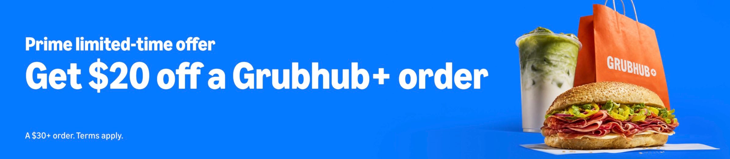 A blue background with white text