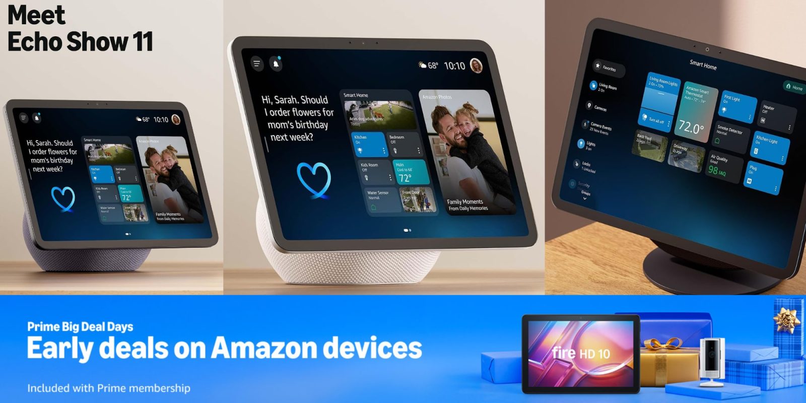 A collage of a smart device