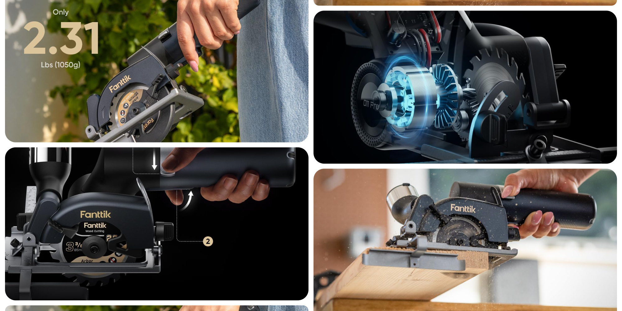 Yes, Fanttik makes a USB-C rechargeable circular saw and it’s currently $100 (Reg. $130)