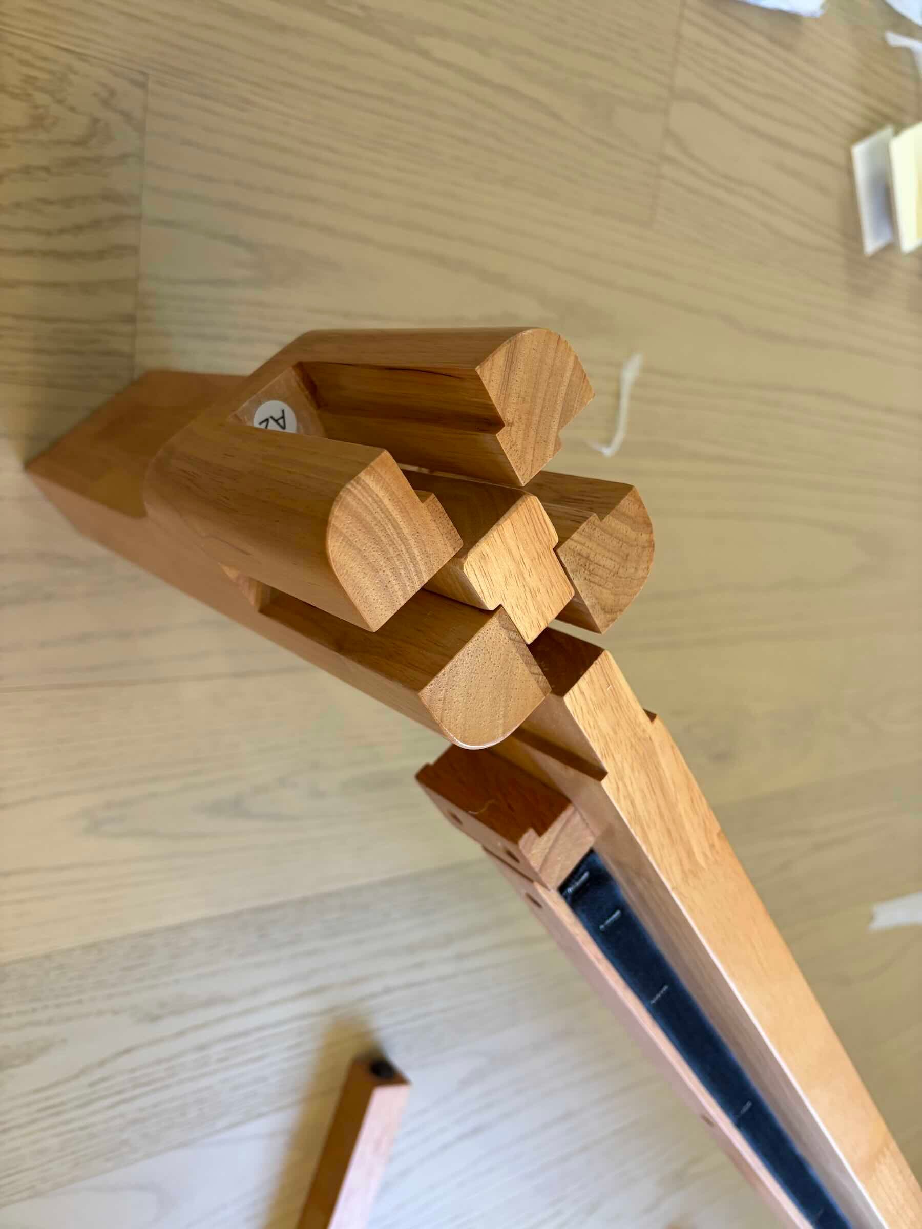 A wooden piece of furniture
