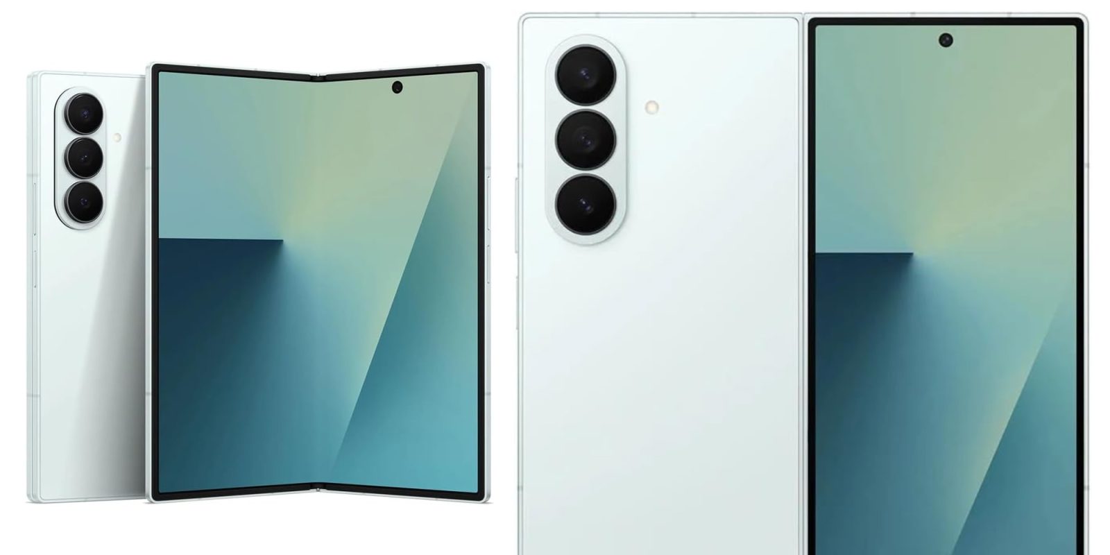 A cell phone with three cameras