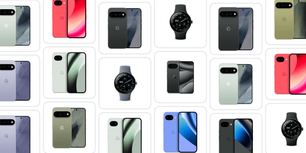 A collage of cell phones