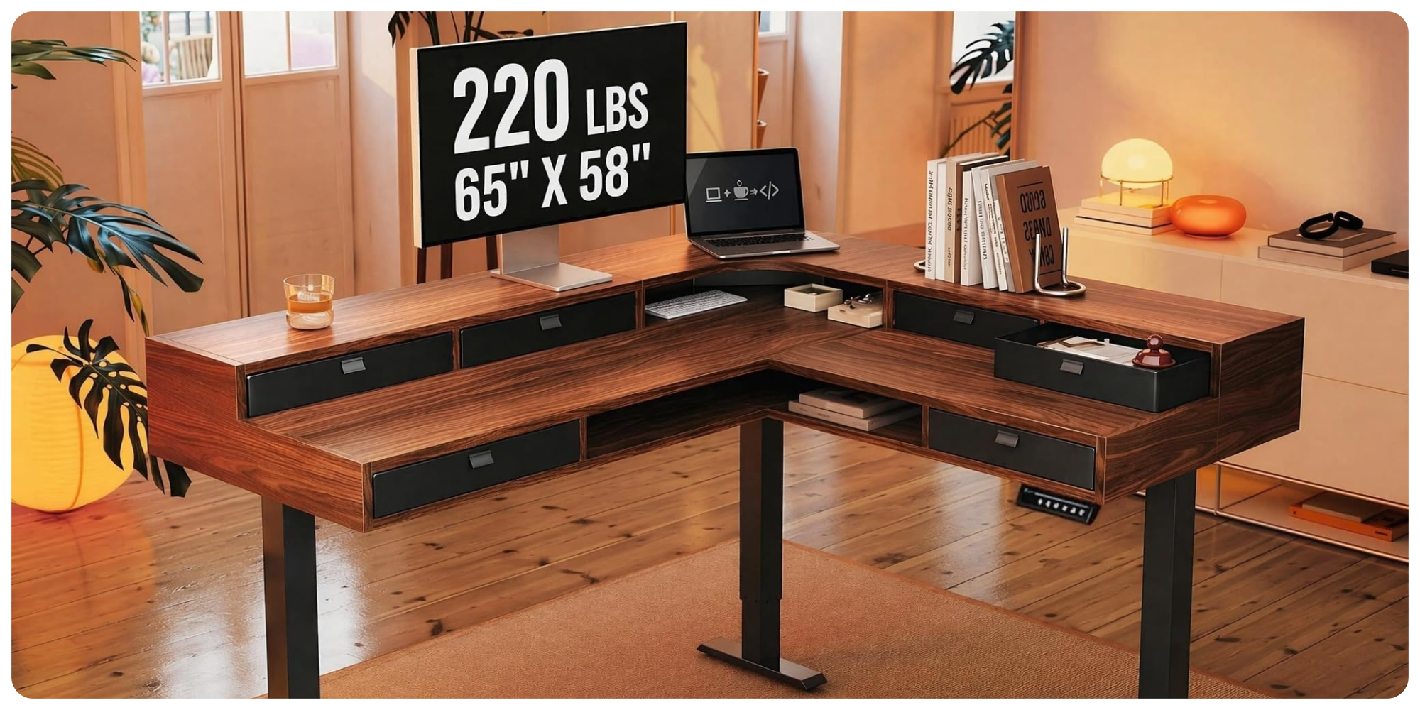 Feature-packed, spacious, and now-affordable standing desk strikes $160 (Reg. $300)