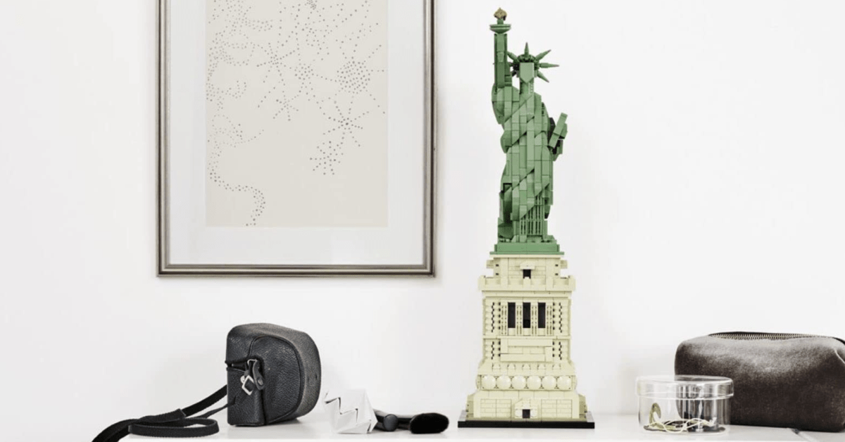 Add LEGO's 17-inch-tall Statue of Liberty to your home décor while down at a $96 2026 low
