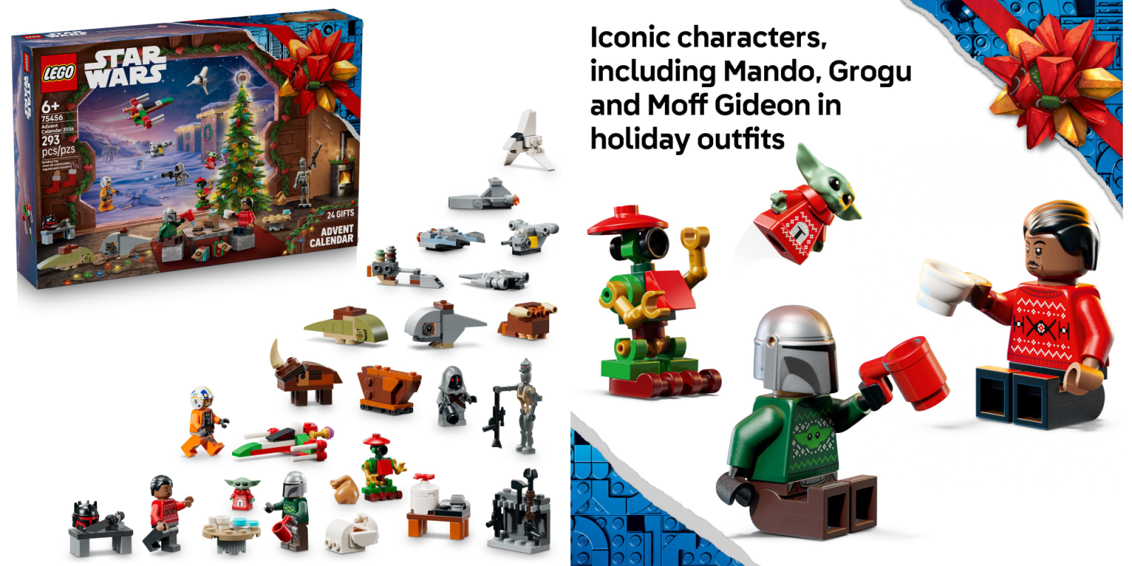A collage of a toy