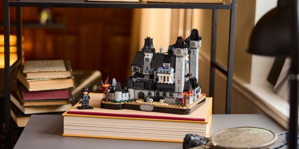 A toy building on a book