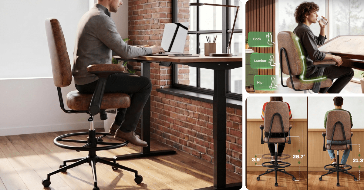 Stock is slipping on this standing desk-ready chair, now $90 (Reg. $140)