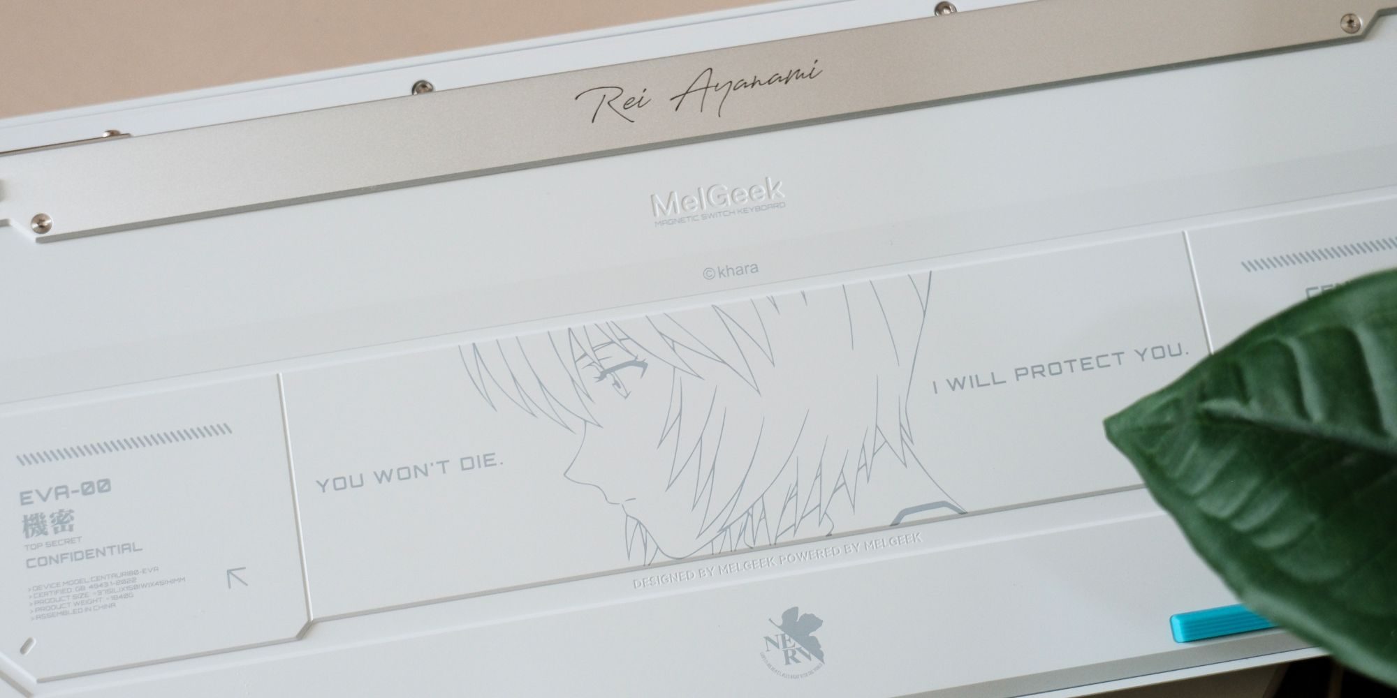 A white box with a cartoon on it
