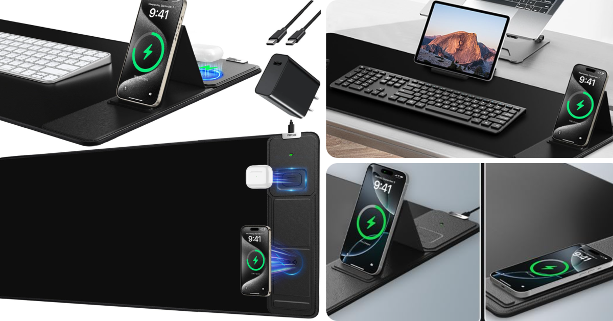 Dual Qi charging headlines this XXL desk mat down at $30 (Reg. $70)