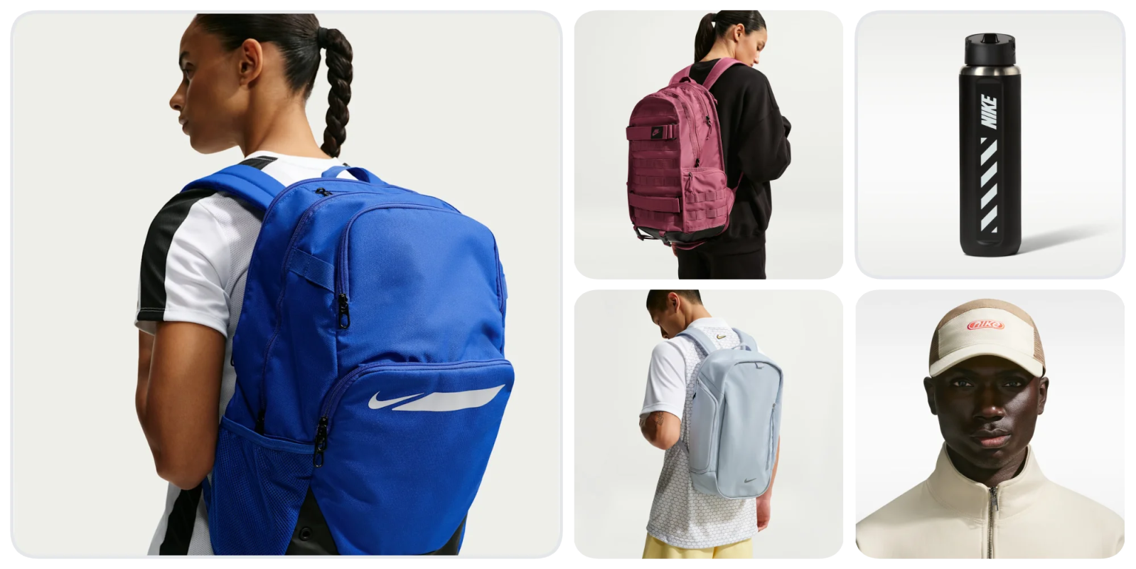 A group of people with backpacks