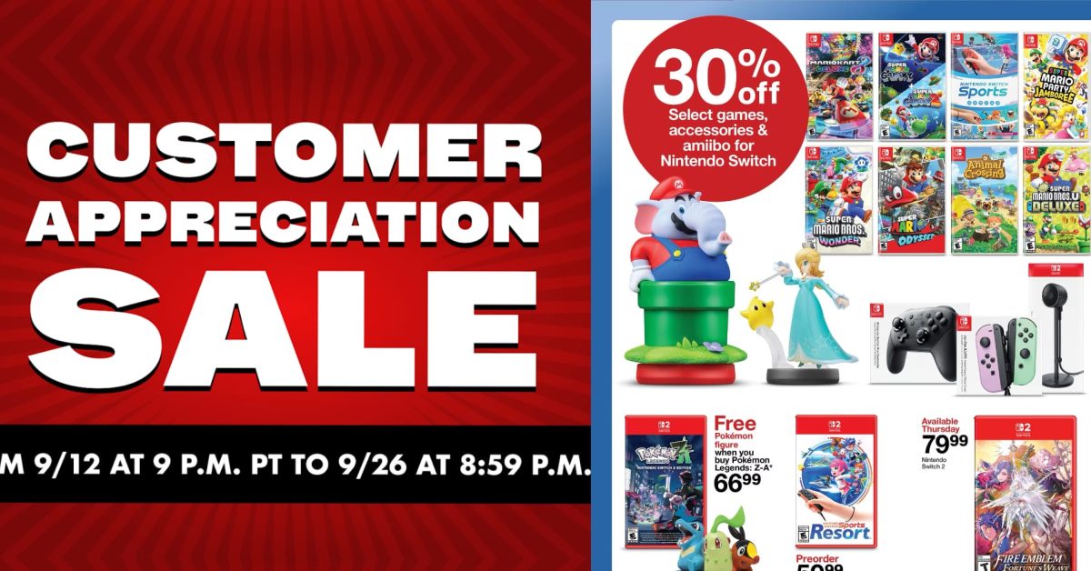 New Target ad delivers look at upcoming deals in one of Nintendo’s ‘largest promotions ever’ New Target ad delivers look at upcoming deals in one of Nintendo’s ‘largest promotions ever’