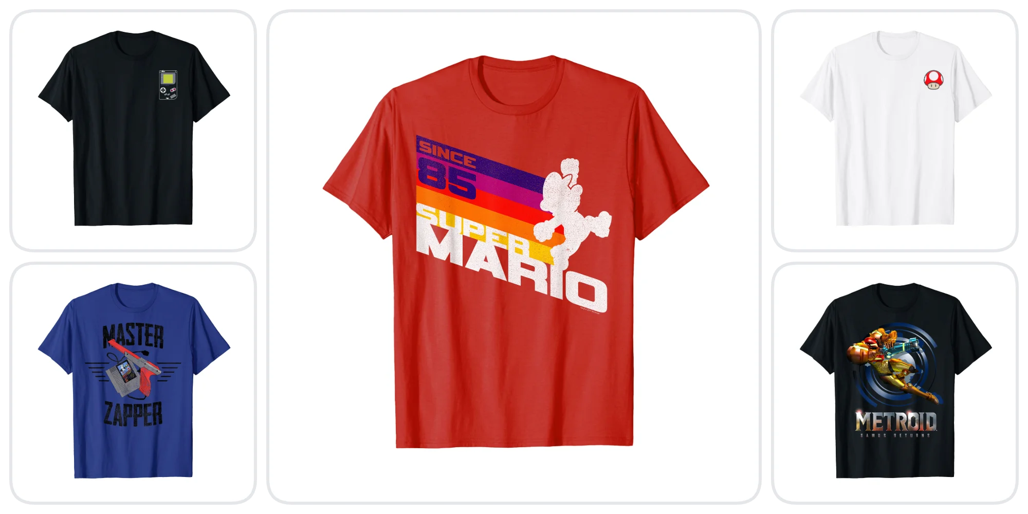 A red t-shirt with a logo