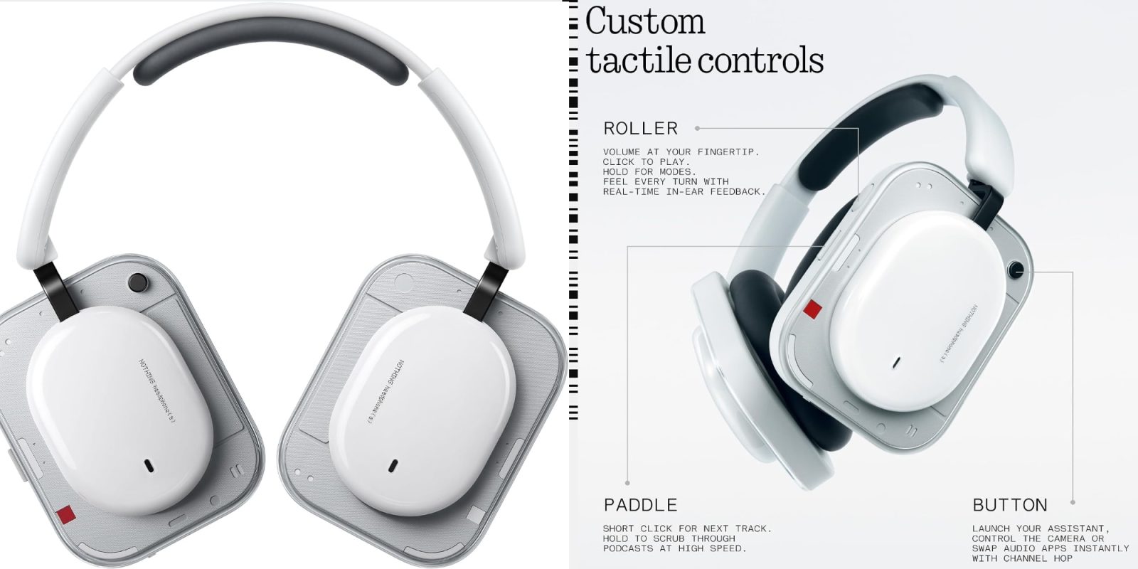 A close up of a pair of headphones
