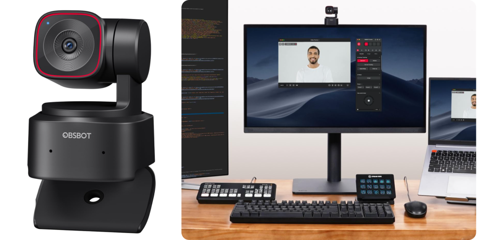 A computer screen and a computer monitor