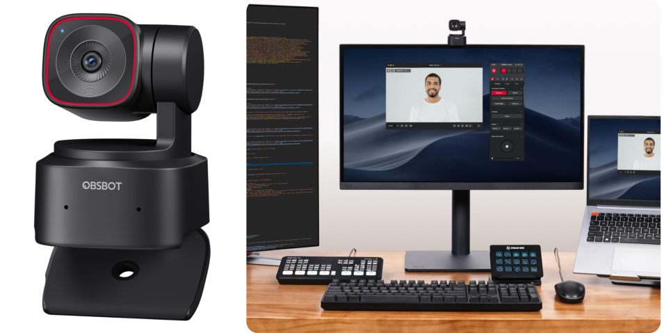 A computer screen and monitor