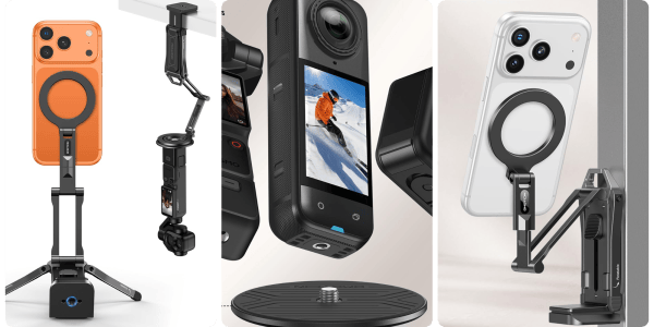 A camera with a camera attached to it