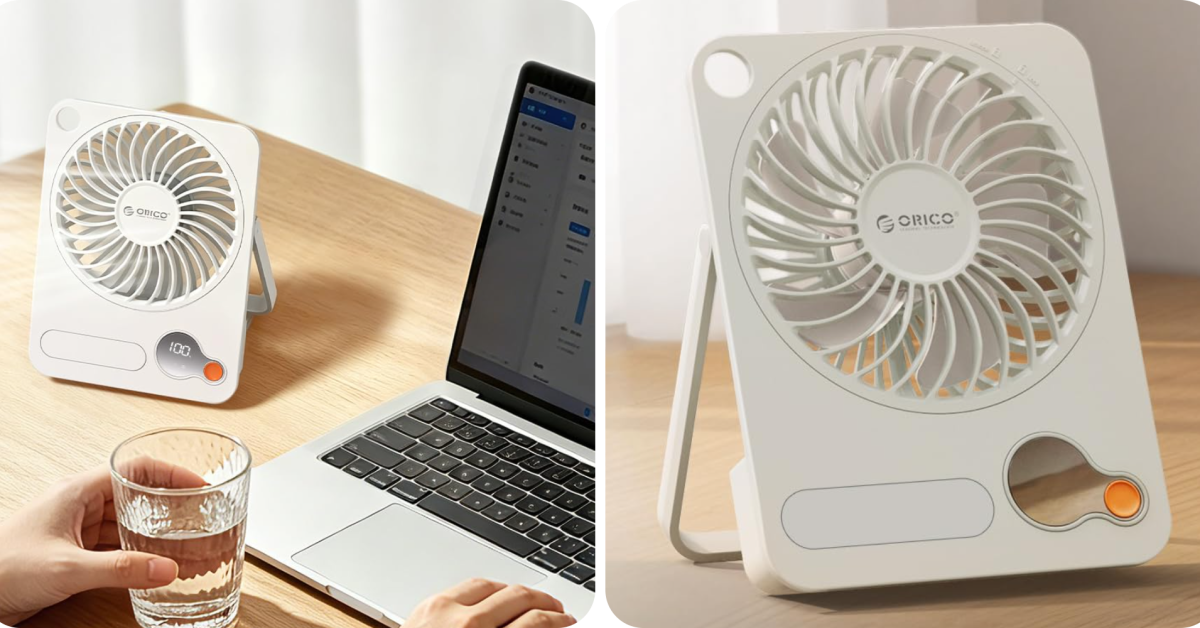Drop this USB-C rechargeable fan on your desk or in your bag for only (Save 53%) Drop this USB-C rechargeable fan on your desk or in your bag for only (Save 53%)