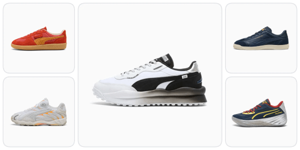 A white and black shoe