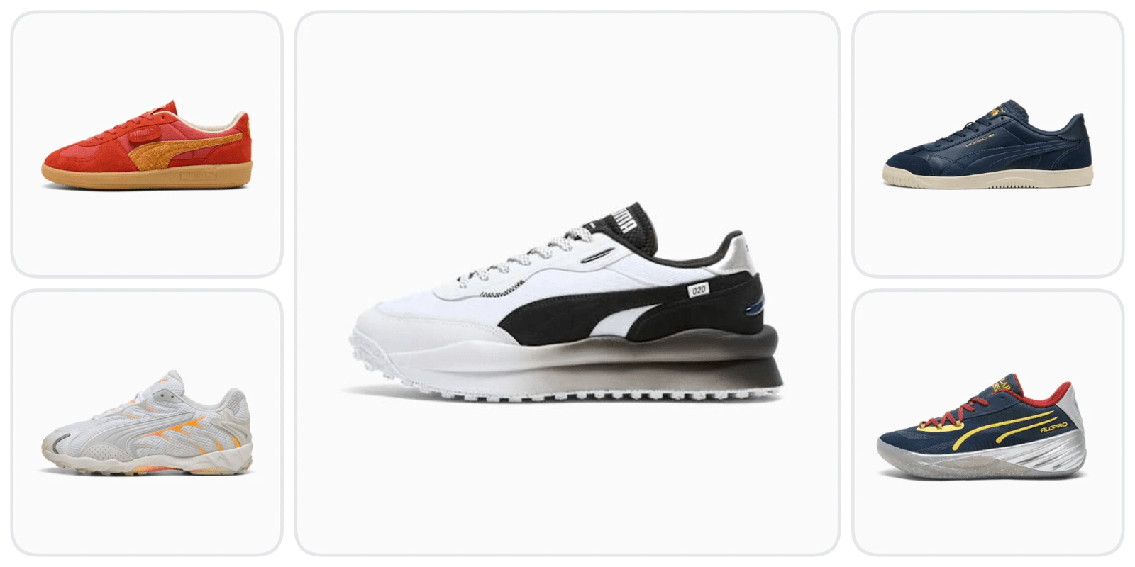 A white and black shoe