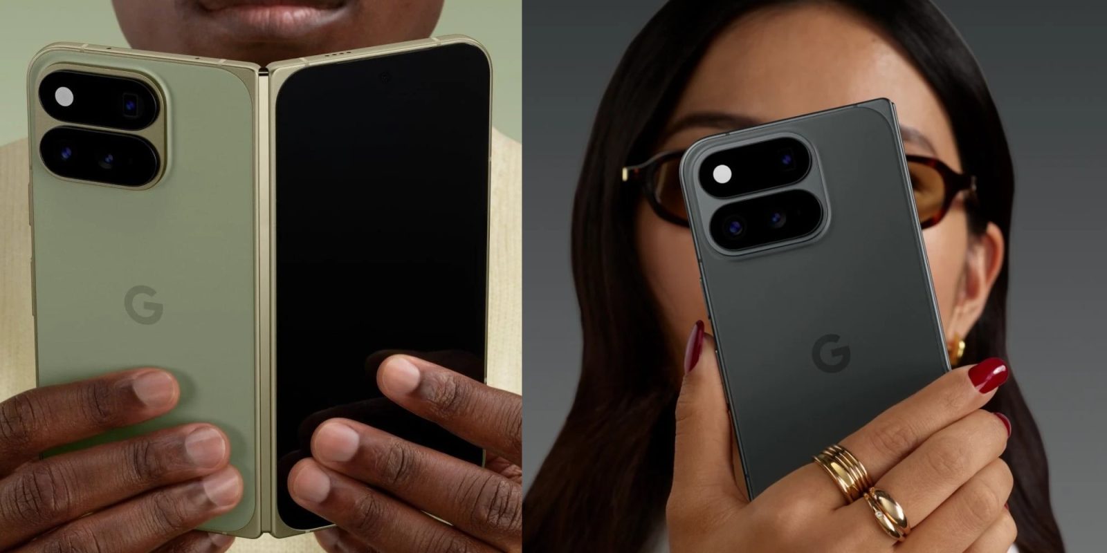A woman holding a cell phone
