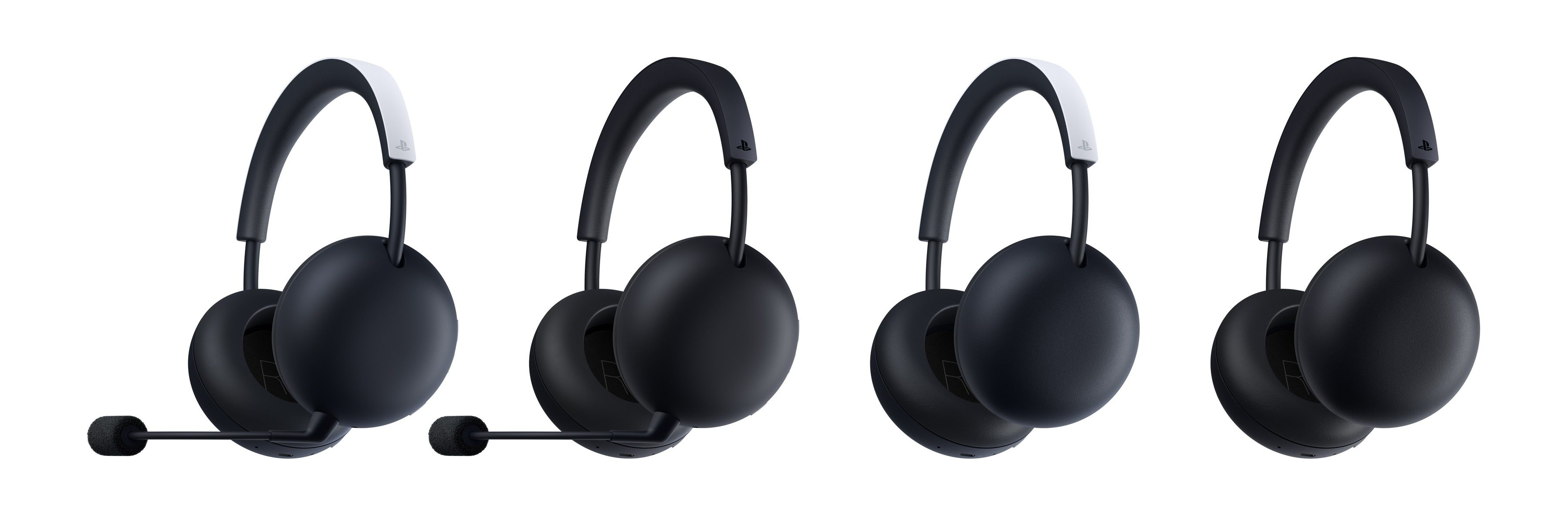 A pair of black headphones