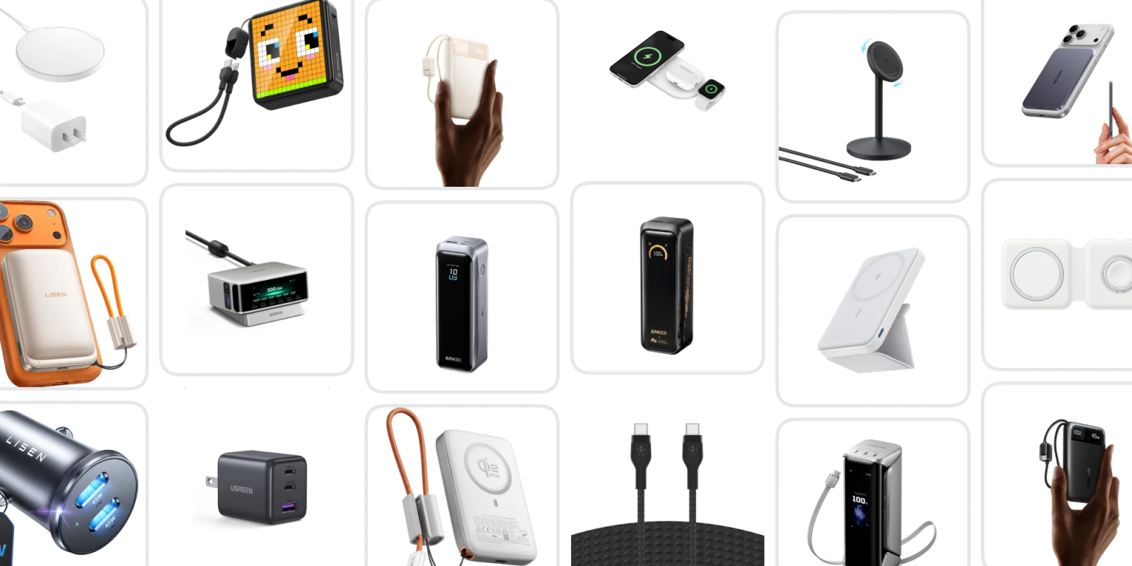 A collage of electronic devices