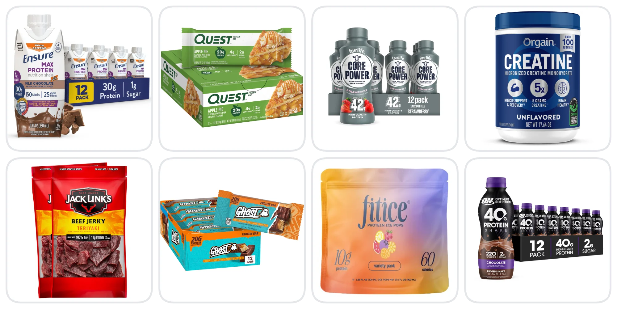 Score up to 40% off Optimum Nutrition, Orgain Organic, Premier Protein, more