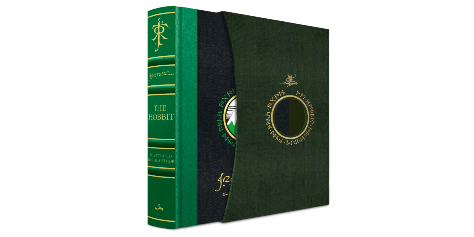 A green and black book with a green cover