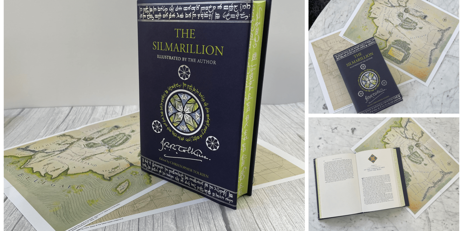 A book on a table