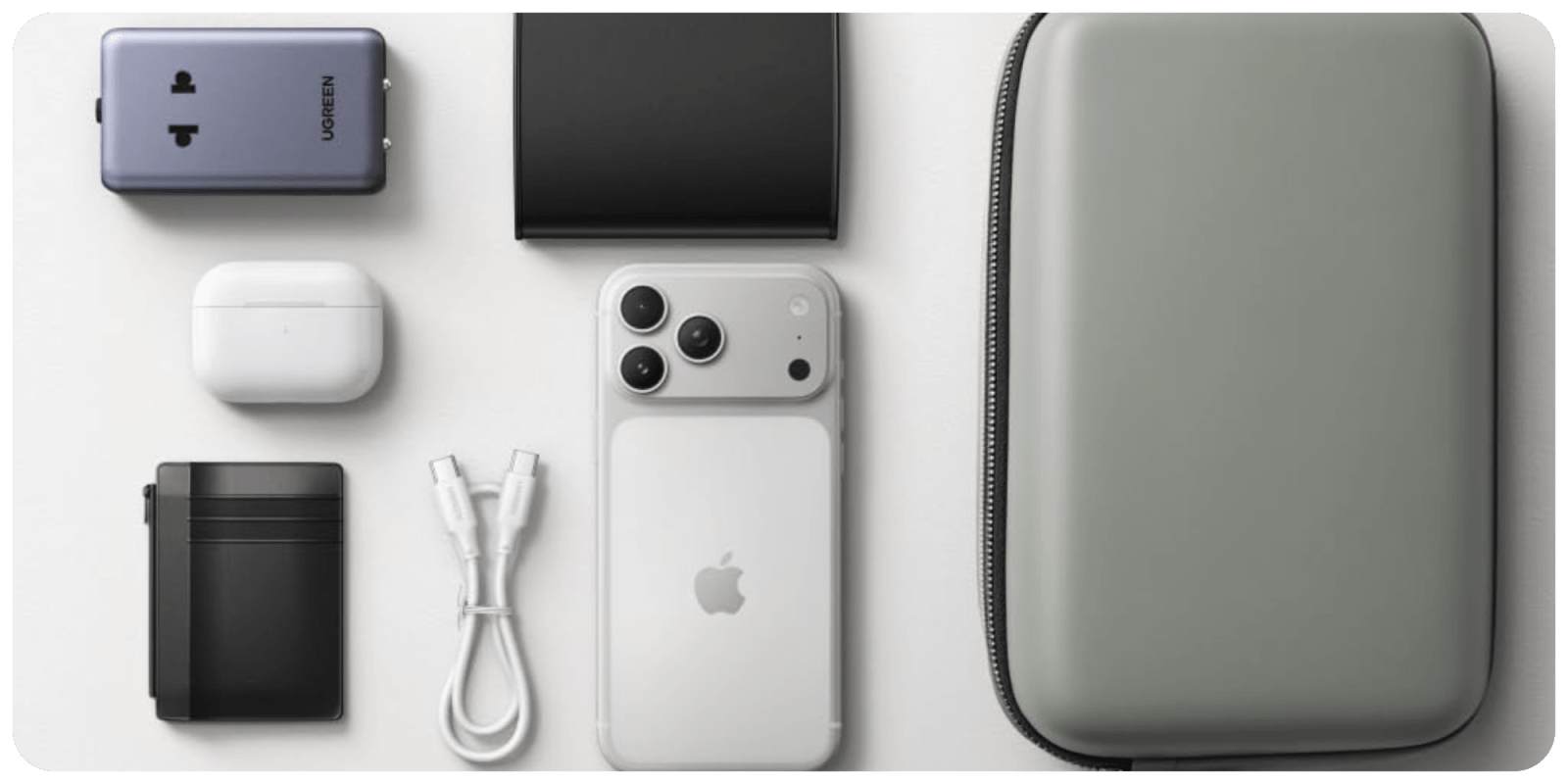 A cell phone and accessories