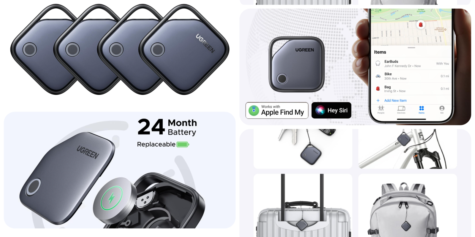 A collage of a device