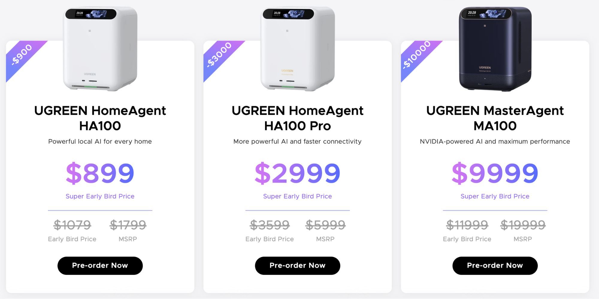 A screenshot of a product price list