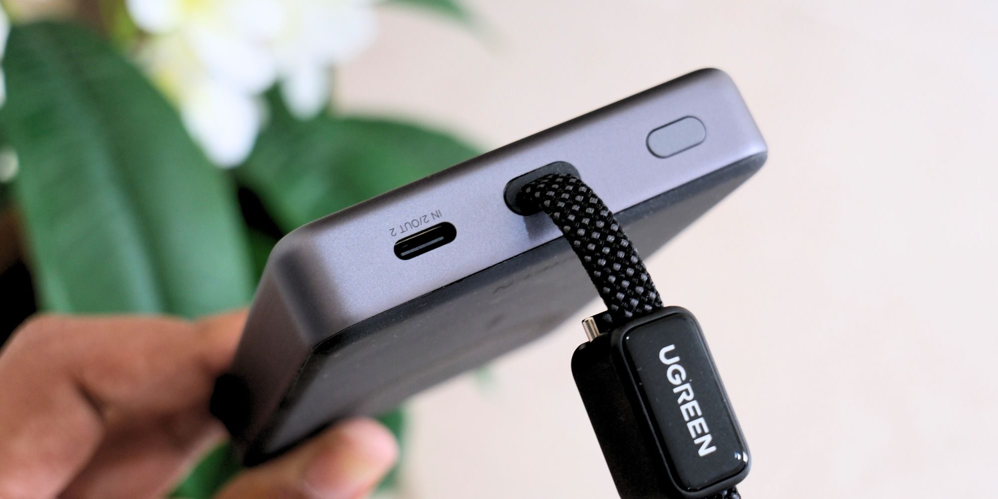 A close up of a device