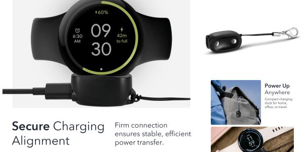 A close up of a smart watch
