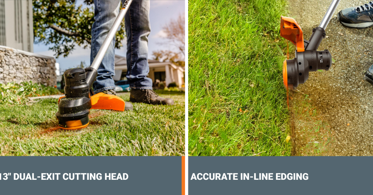 Worx’s 40V 13-inch cordless electric string trimmer + edger gets 2x batteries and spool for 0 (Reg. 0)