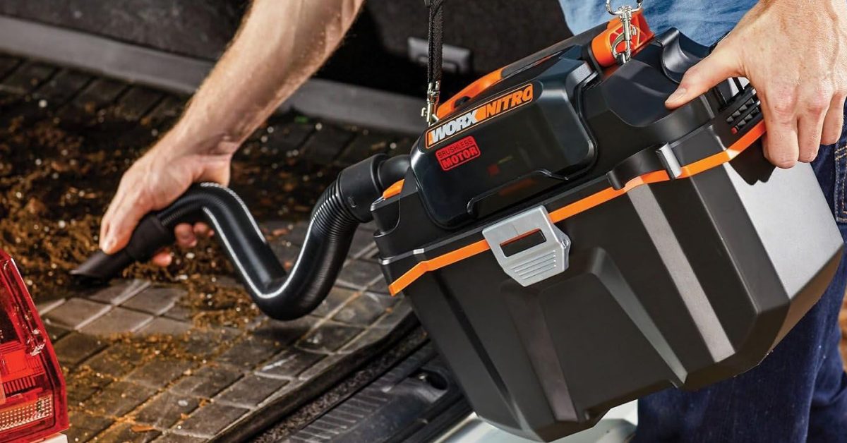 Worx’s 20V Nitro 2.1-gallon cordless electric wet/dry vacuum drops to a 7 2026 low ( off)