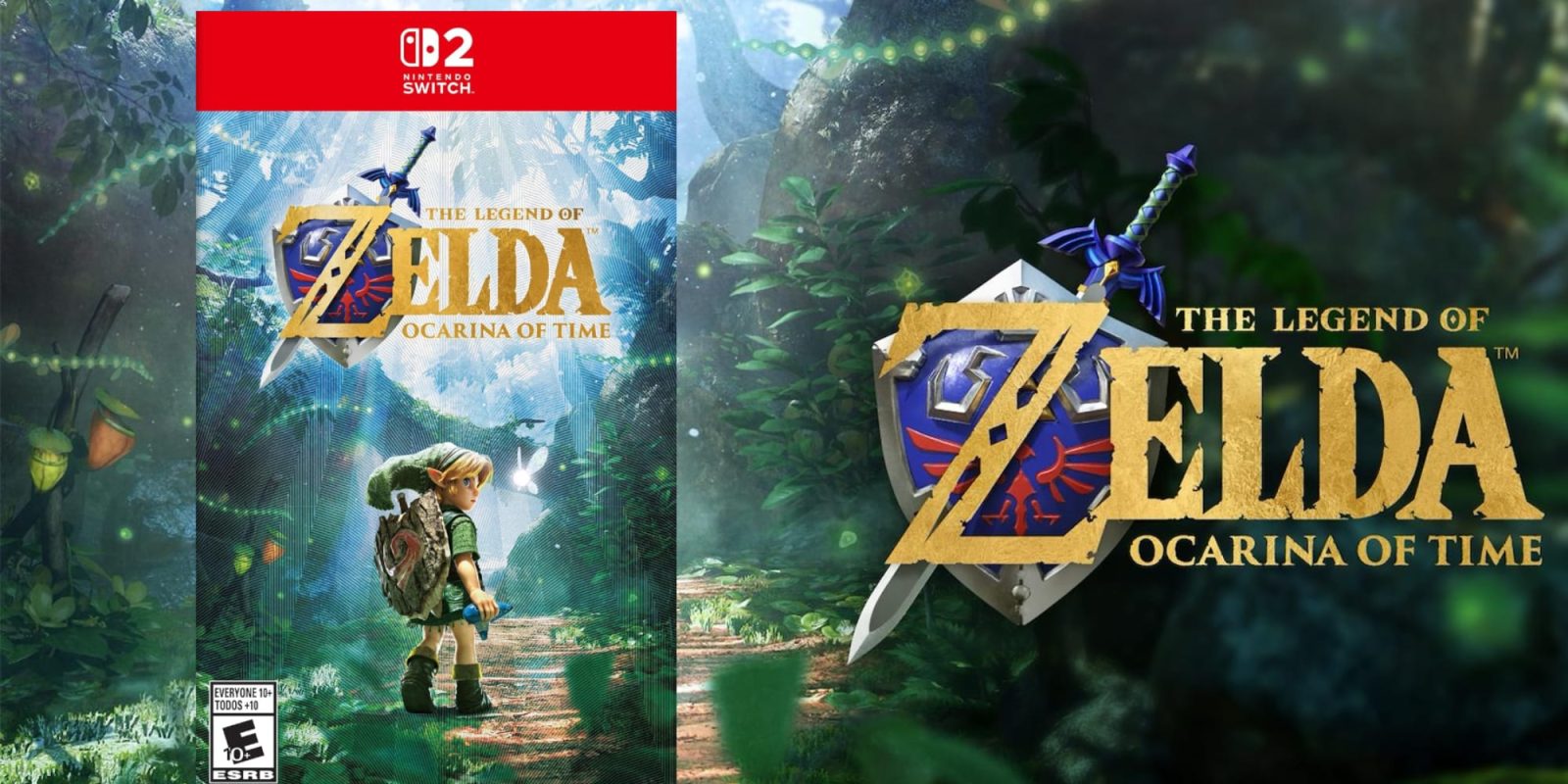 A video game box and a video game case