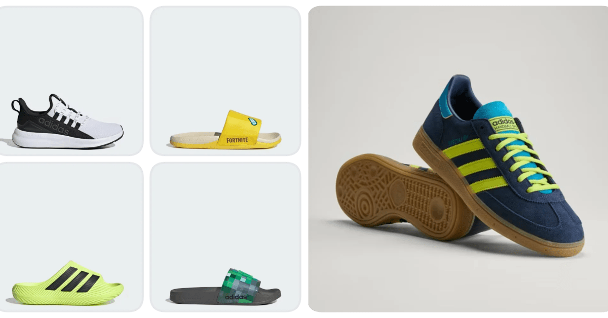 adidas code takes additional 30% off sale items, here are slides and shoes from $17