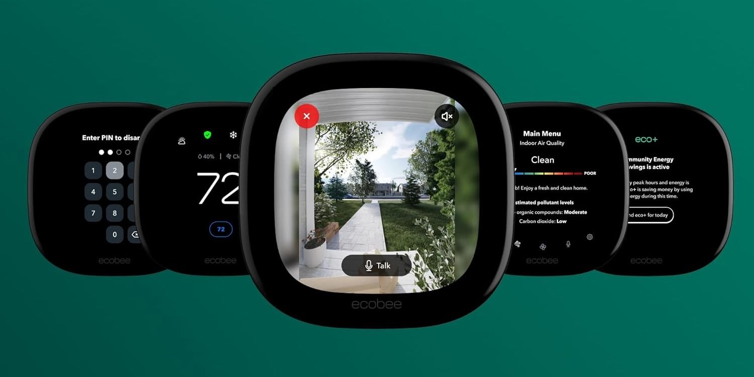 A smart home system with a screen