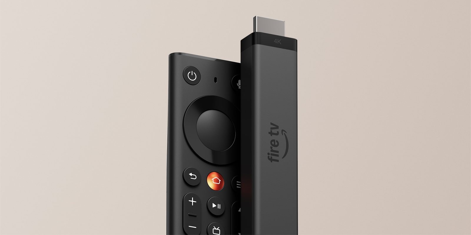 A remote control with buttons and a usb stick