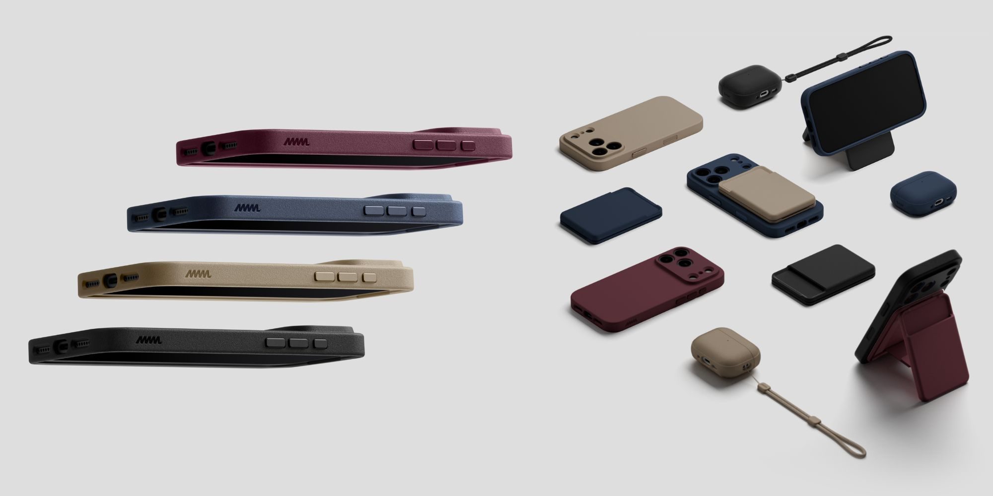A group of cell phones