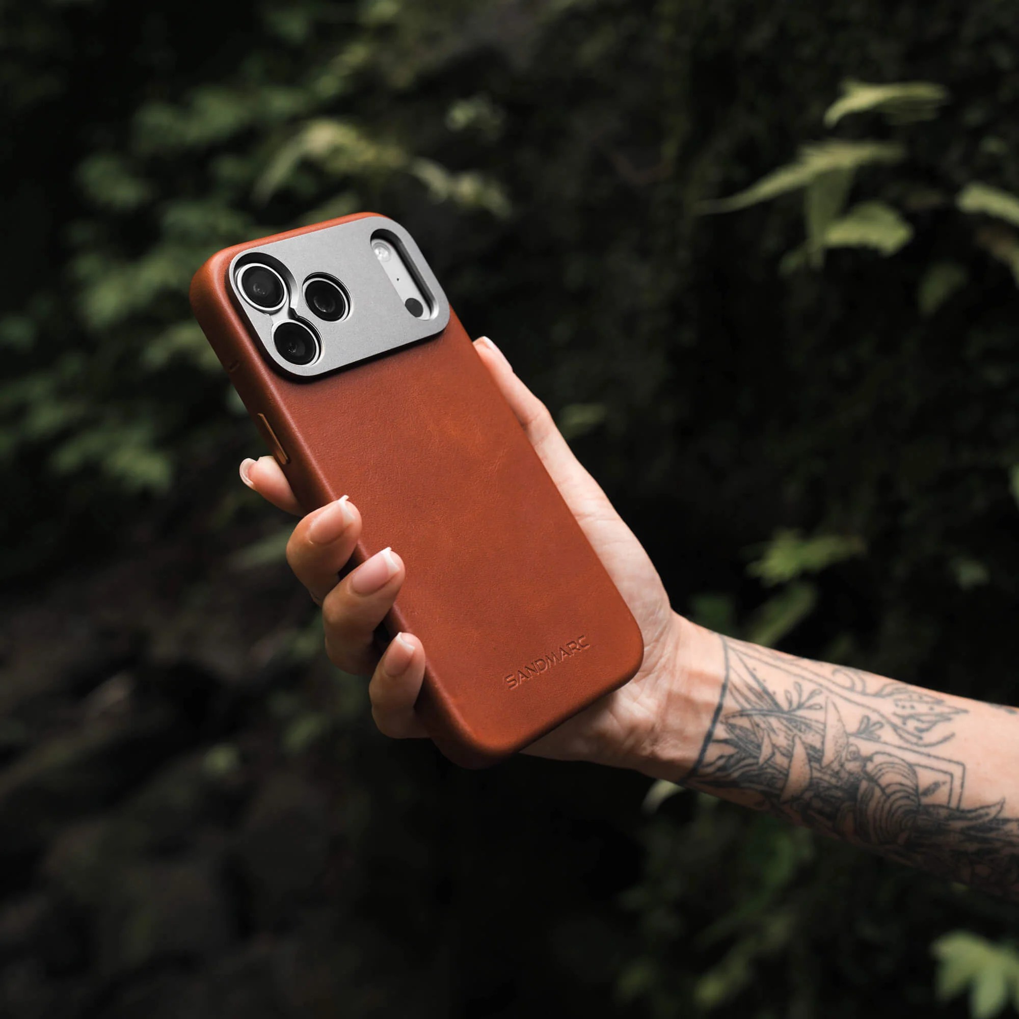 A person holding a phone