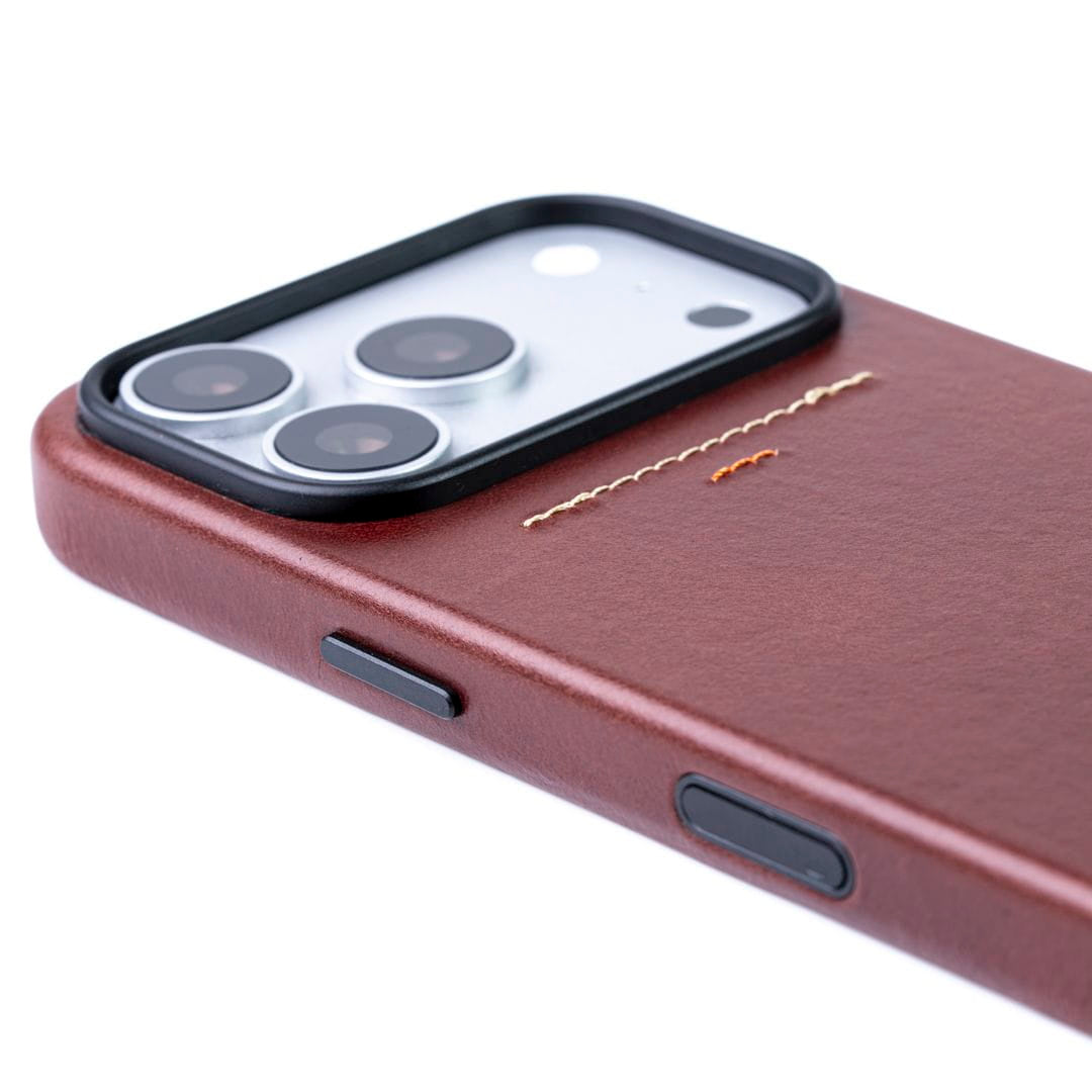 A close up of a phone case