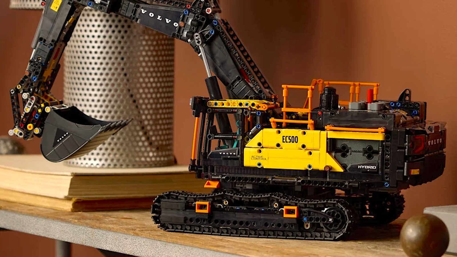 2,359 piece LEGO excavator goes on sale as the real deal goes to work