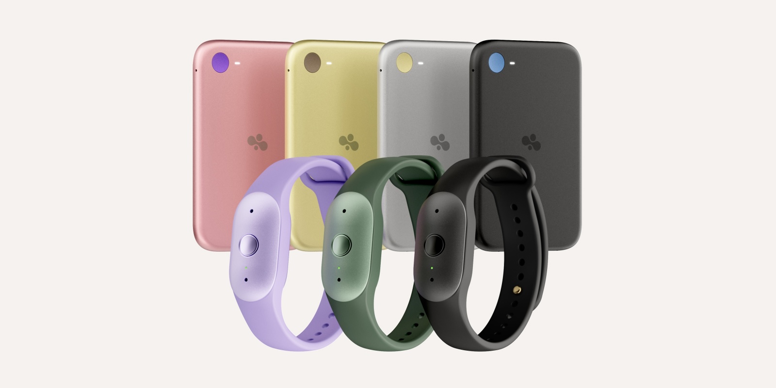 A group of smart watches