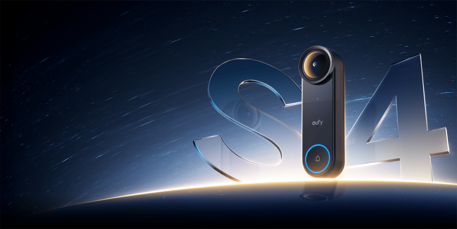 A video camera with a lens