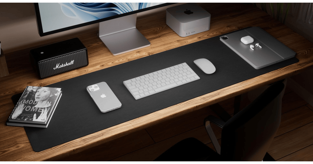 Drop this 38-inch leatherette pad on your desk from .50 Prime shipped Drop this 38-inch leatherette pad on your desk from .50 Prime shipped