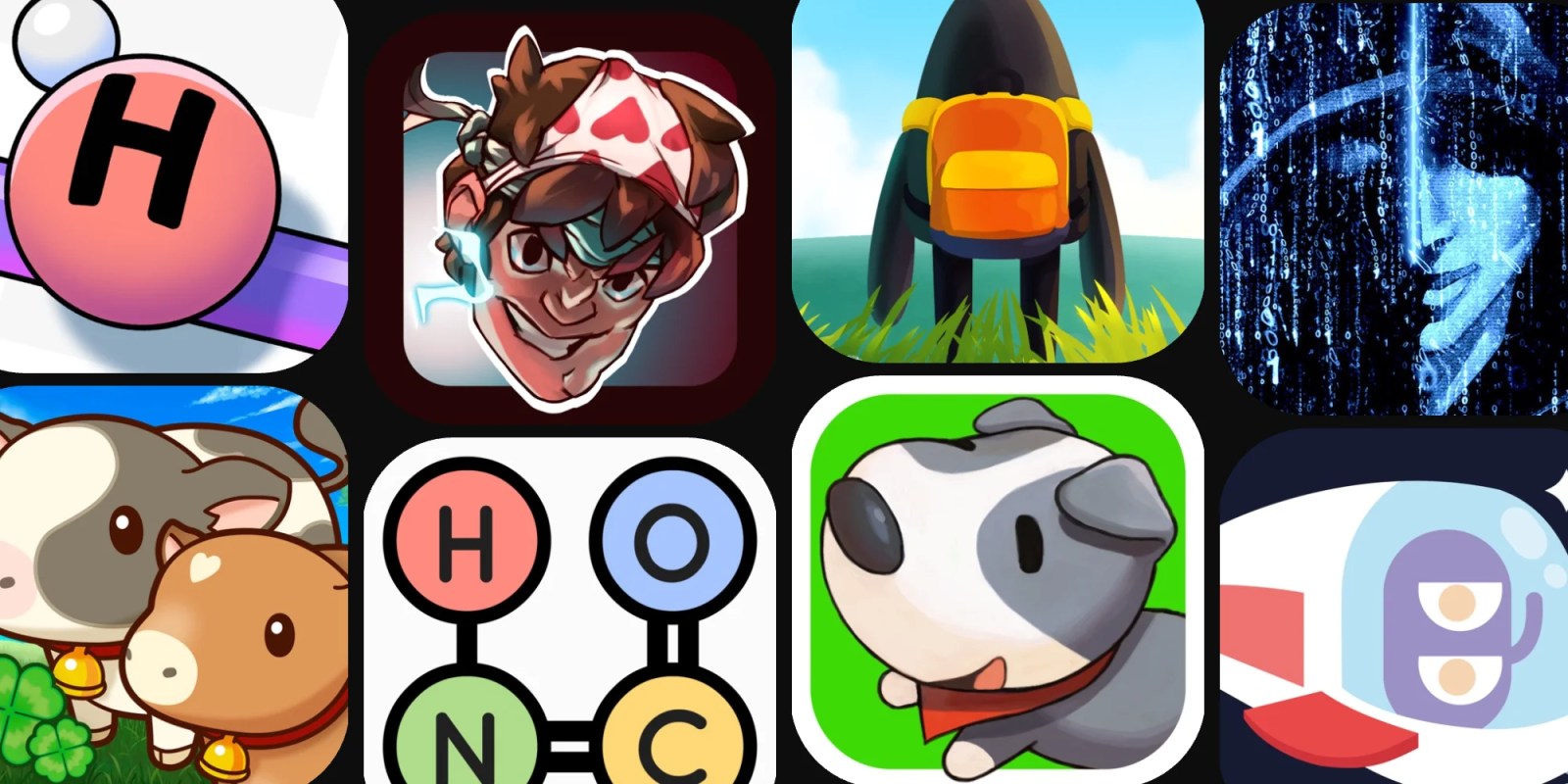 A collage of cartoon icons