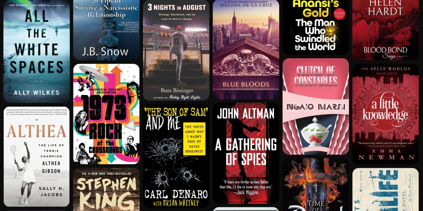 A collage of books