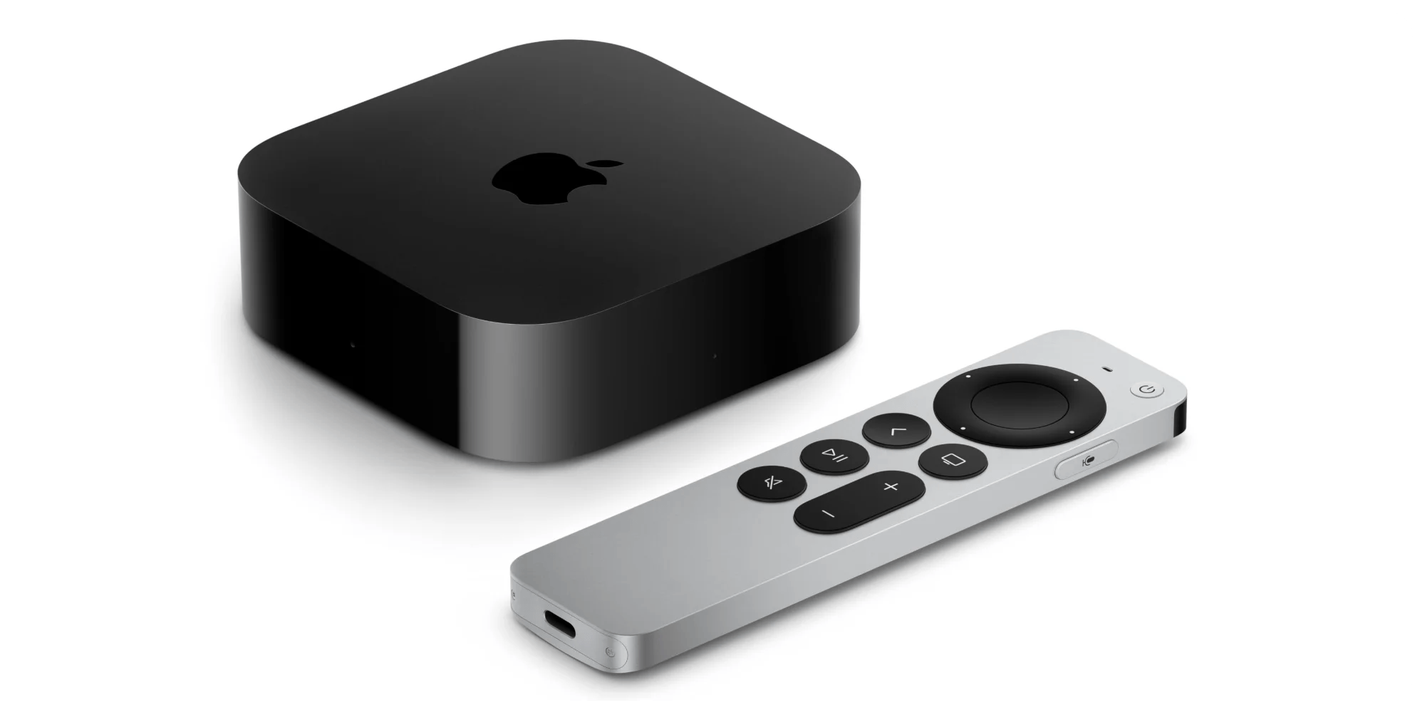 A black box with a silver remote control